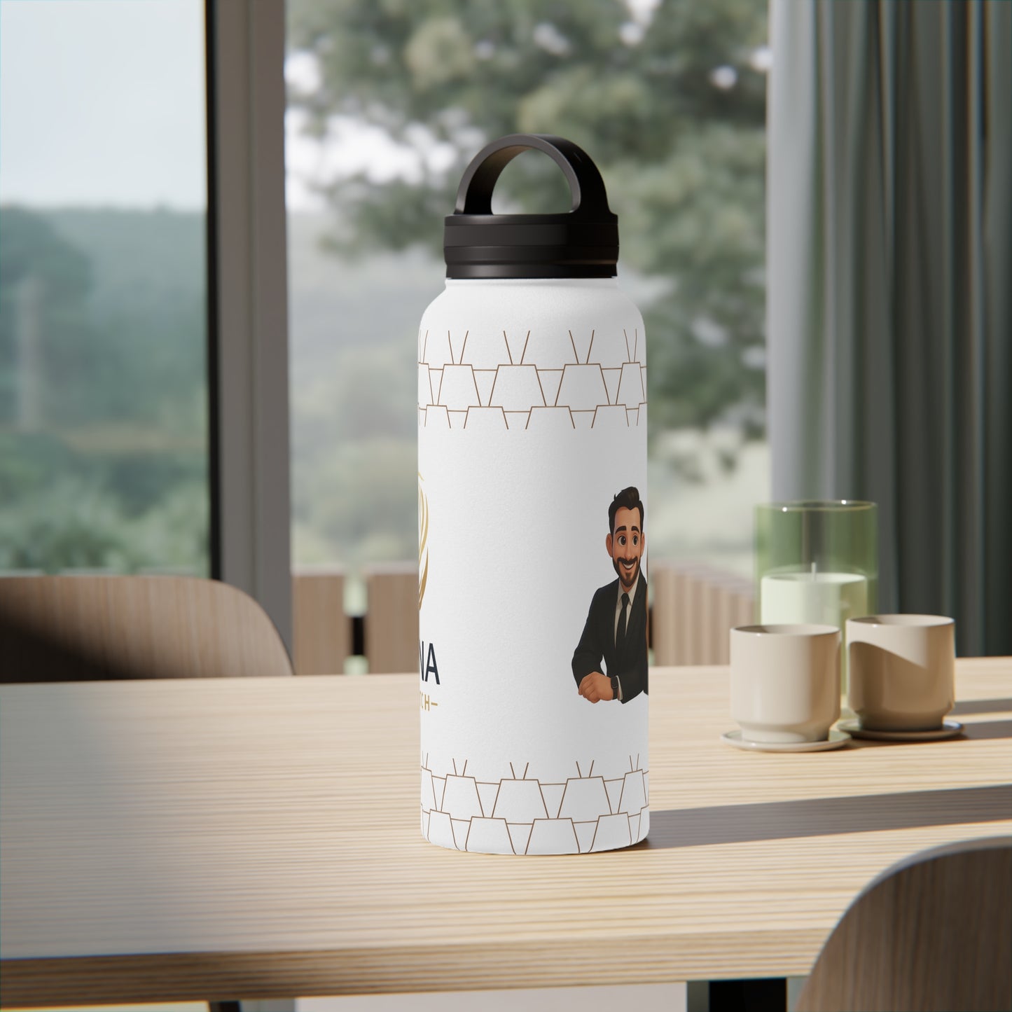 Copy of Stylish Stainless Steel Water Bottle with Handle – Perfect for On-the-Go Hydration