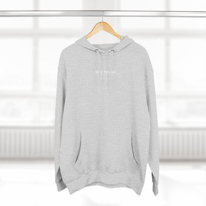 Unisex Cozy Minimalist Hoodie with multiple colors and Mike Thomas logo