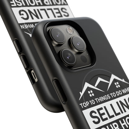 Professional Magnetic Case with Slogan Top 10 Things to Do When Selling