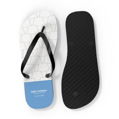 MTA Realtor Light Blue Flip Flops - Comfortable Summer Sandals