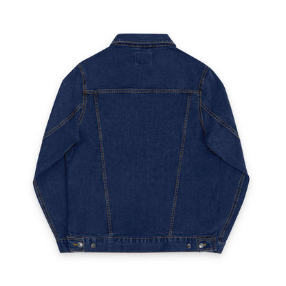 Embroidered Unisex Denim Jacket | Trendy Outerwear for Casual Style, Personalized Gift, Spring Fashion, Vintage Look, Layering Essential