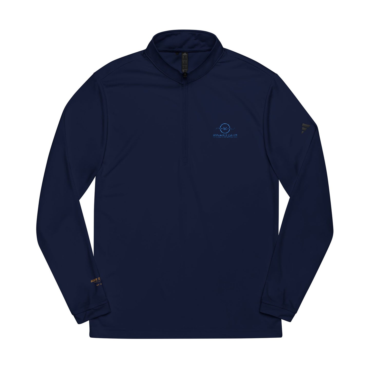 Custom Embroidered adidas® Quarter-Zip Pullover with Team Logos - Rofkahr & Culler