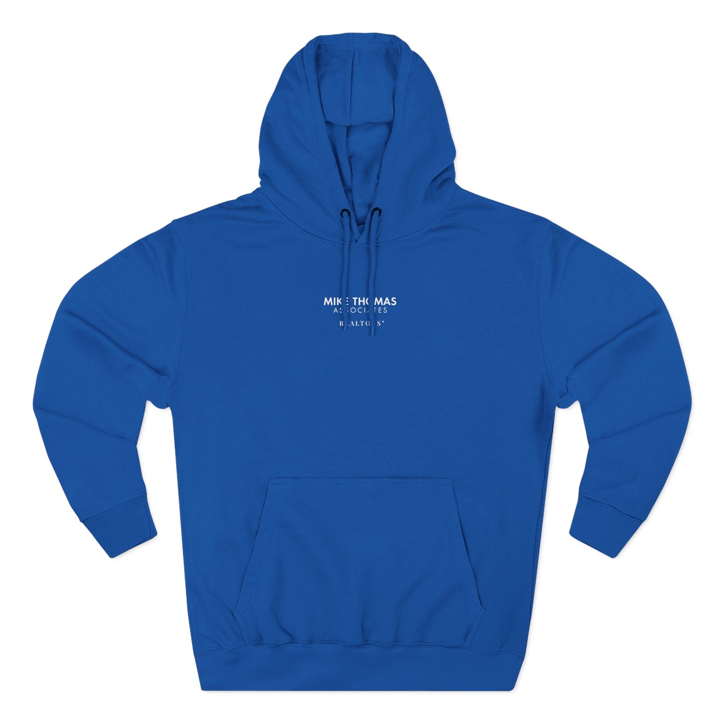 Unisex Cozy Minimalist Hoodie with multiple colors and Mike Thomas logo