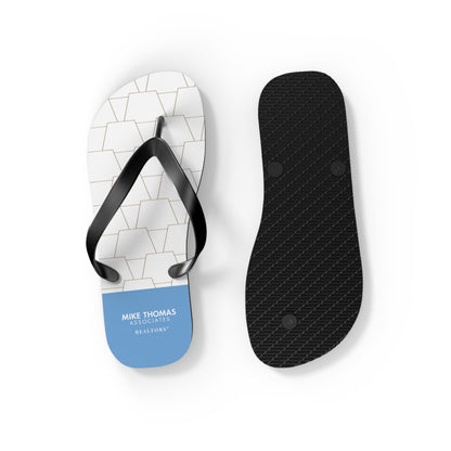MTA Realtor Light Blue Flip Flops - Comfortable Summer Sandals