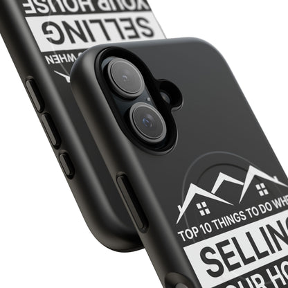 Professional Magnetic Case with Slogan Top 10 Things to Do When Selling