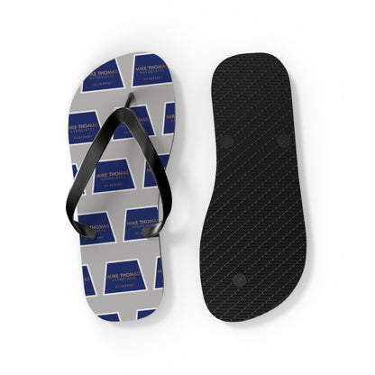 Personalized Flip Flops - Custom Sandals for Summer Fun - Light Gray Color