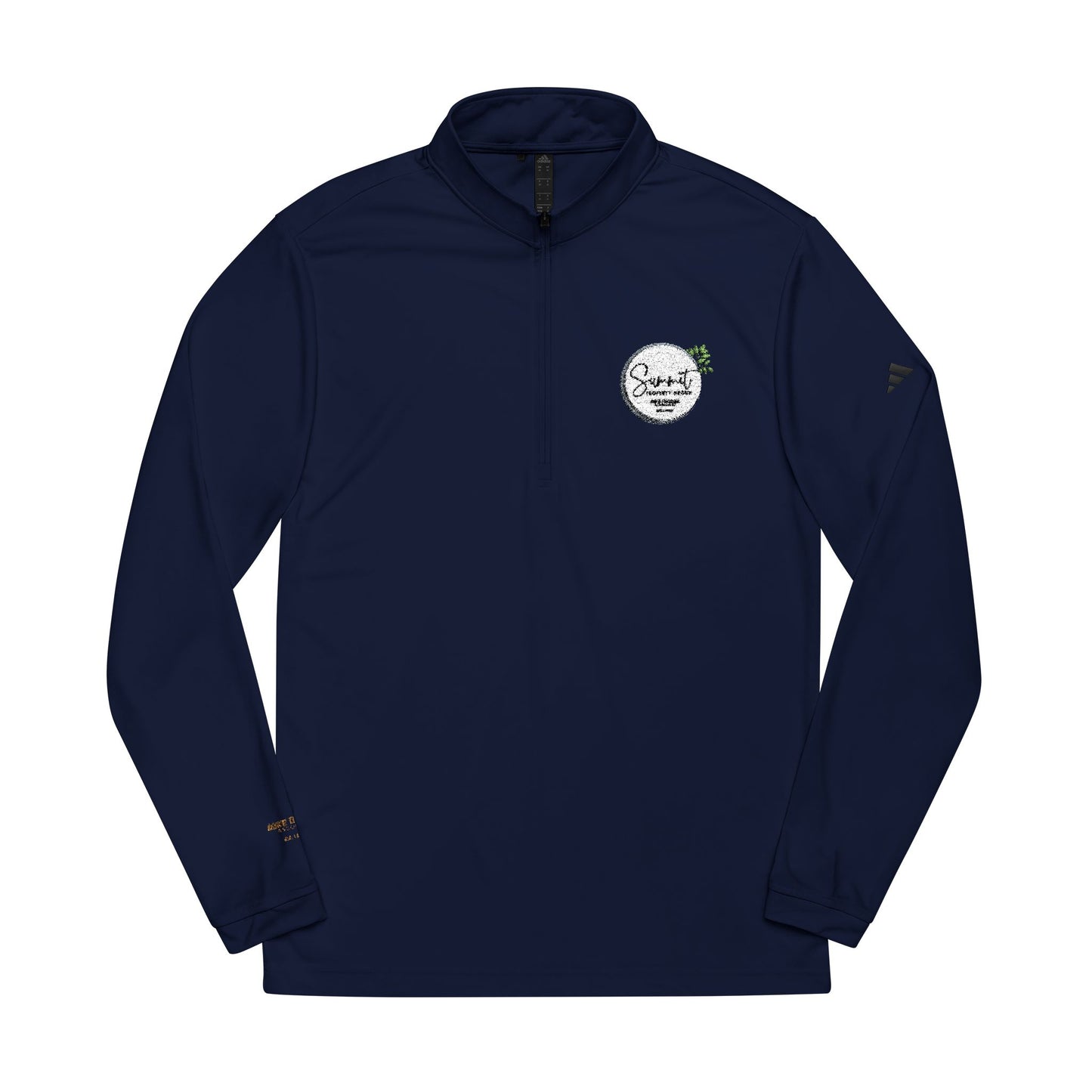 Custom Embroidered adidas® Quarter-Zip Pullover with Team Logos - Summit Property Group