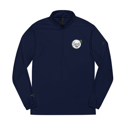 Custom Embroidered adidas® Quarter-Zip Pullover with Team Logos - Summit Property Group