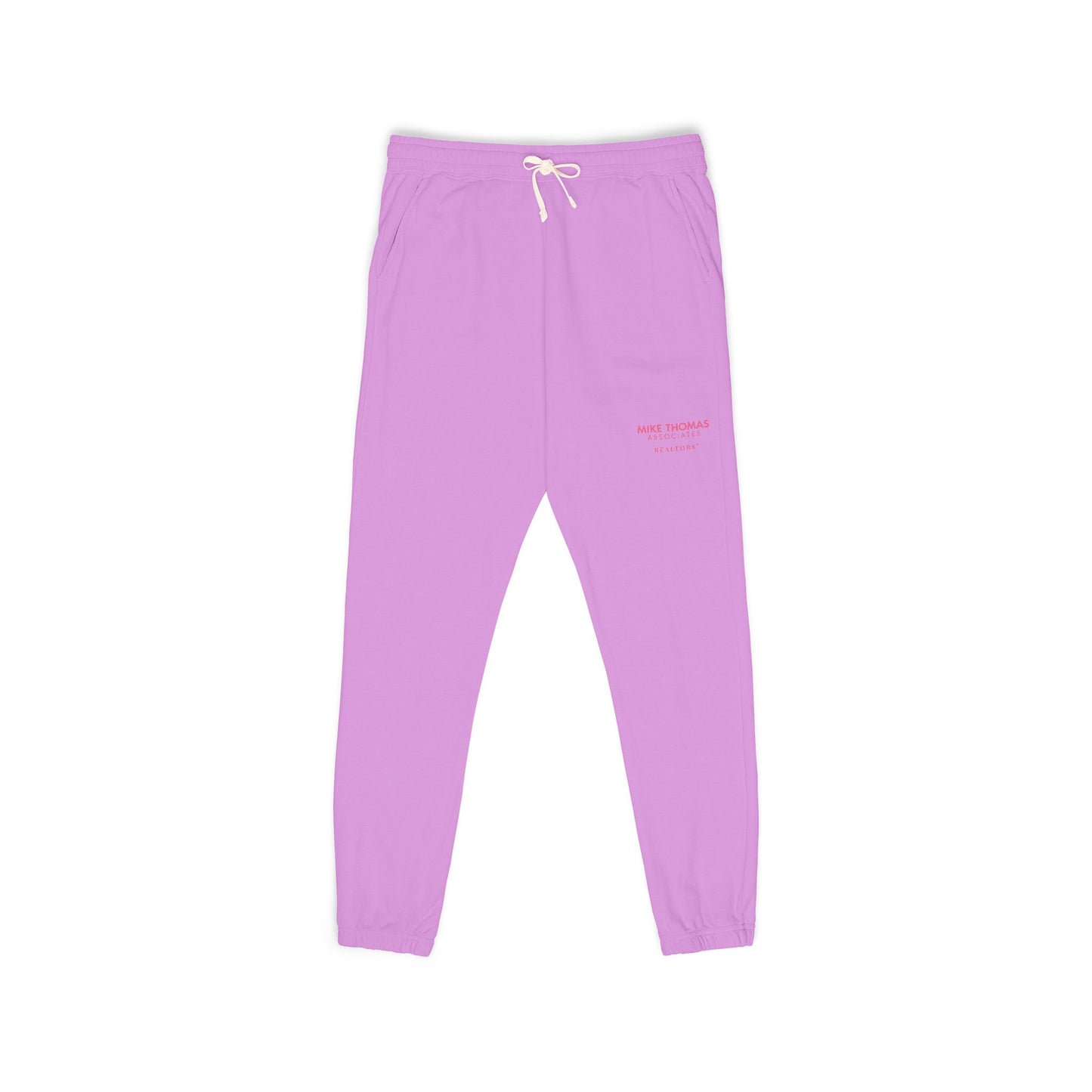 Cozy Women Garment-Dyed Sweatpants – Mike Thomas Pink Logo