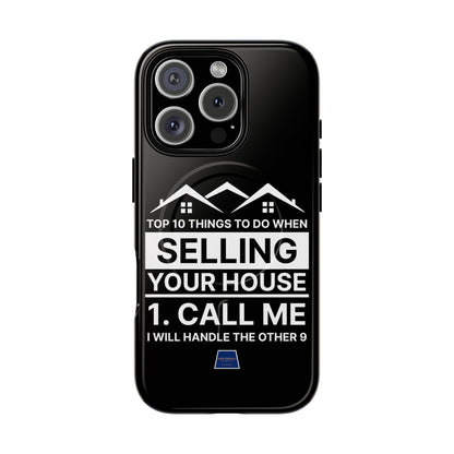 Professional Magnetic Case with Slogan Top 10 Things to Do When Selling