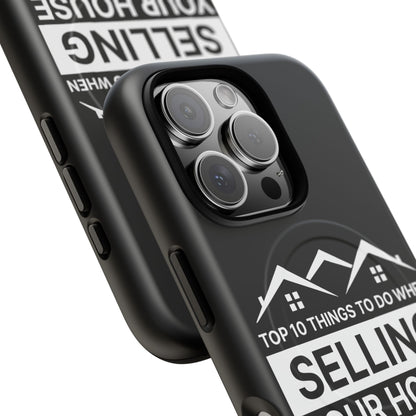 Professional Magnetic Case with Slogan Top 10 Things to Do When Selling