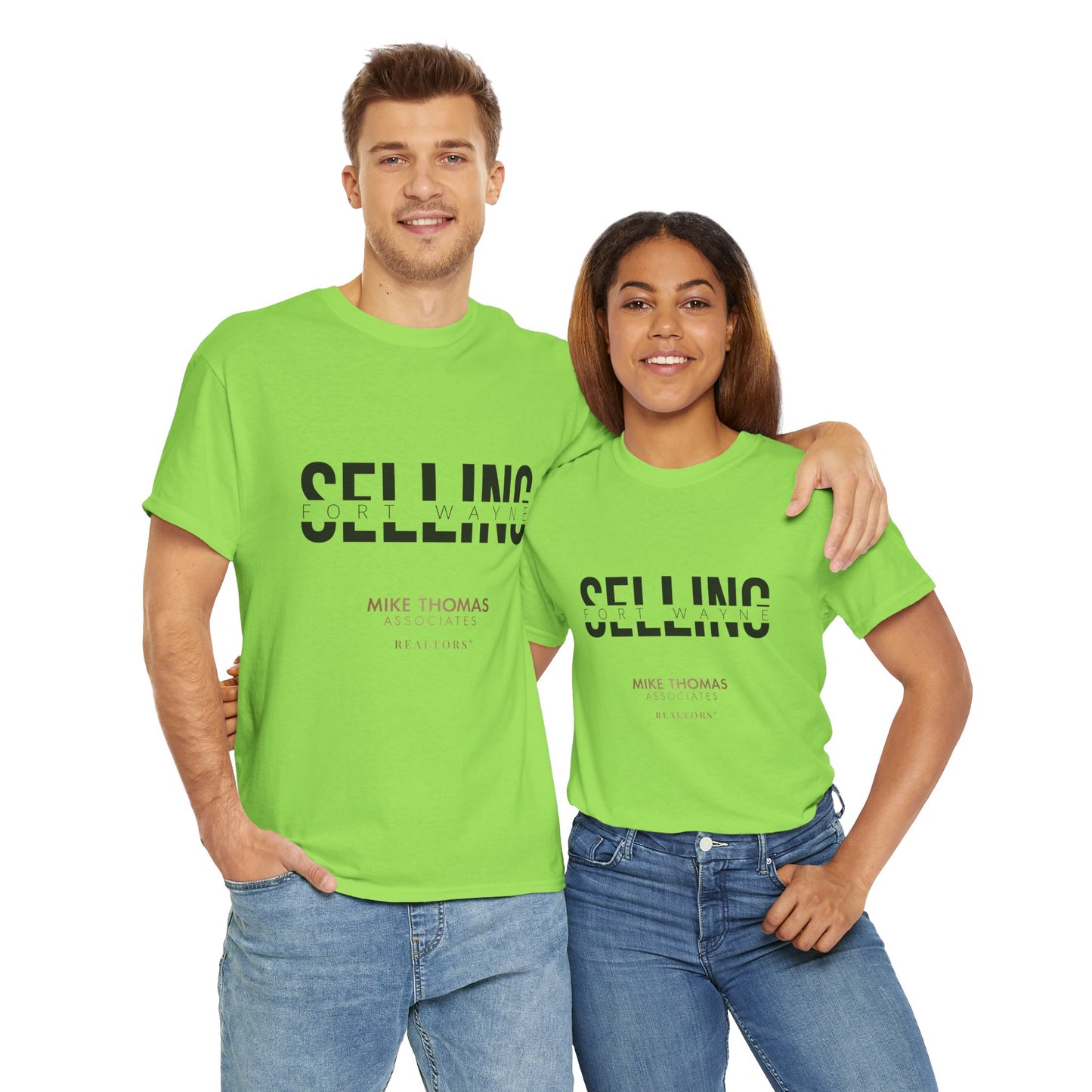 Unisex Heavy Cotton Tee - Selling Fort Wayne Design - Indiana Home Match