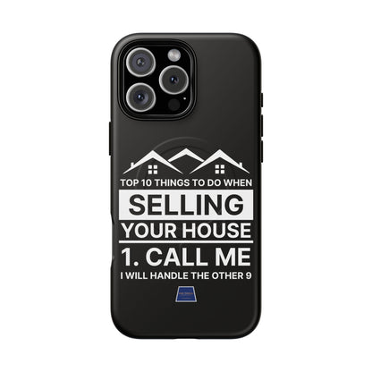 Professional Magnetic Case with Slogan Top 10 Things to Do When Selling