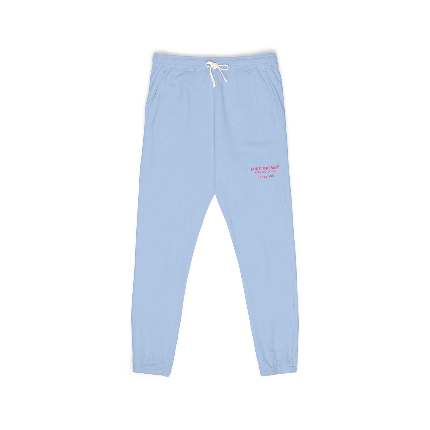 Cozy Women Garment-Dyed Sweatpants – Mike Thomas Pink Logo