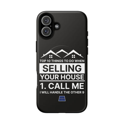 Professional Magnetic Case with Slogan Top 10 Things to Do When Selling
