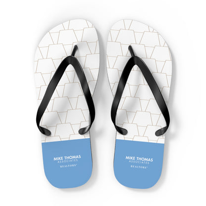 MTA Realtor Light Blue Flip Flops - Comfortable Summer Sandals