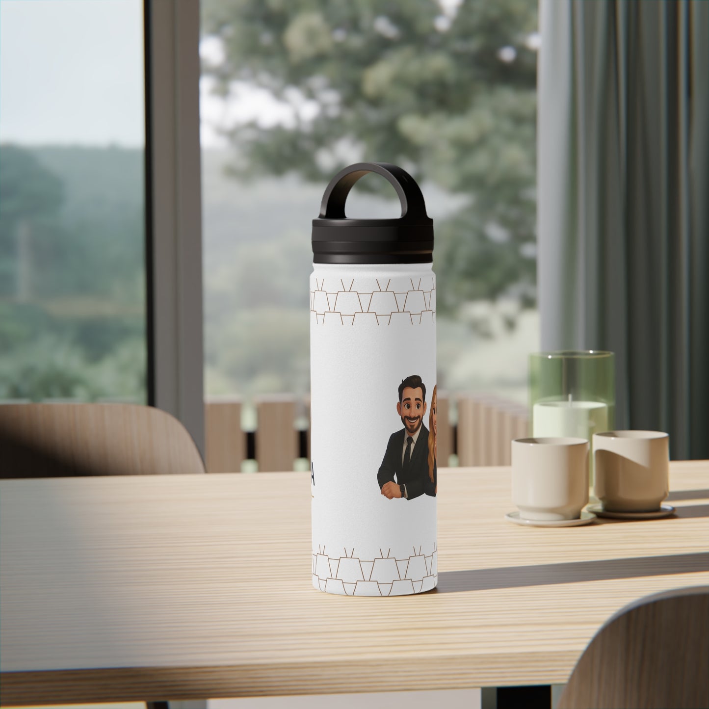 Copy of Stylish Stainless Steel Water Bottle with Handle – Perfect for On-the-Go Hydration