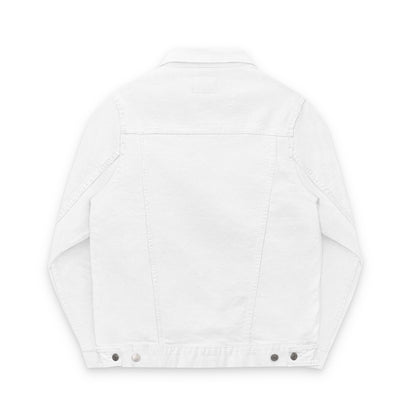 Embroidered Unisex Denim Jacket | Trendy Outerwear for Casual Style, Personalized Gift, Spring Fashion, Vintage Look, Layering Essential