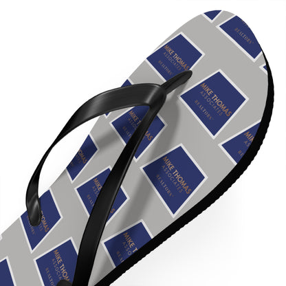 Personalized Flip Flops - Custom Sandals for Summer Fun - Light Gray Color