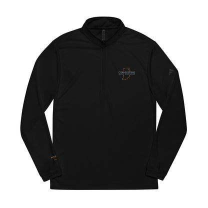 Custom Embroidered adidas® Quarter-Zip Pullover with Team Logos - Cornerstone Home Advisors