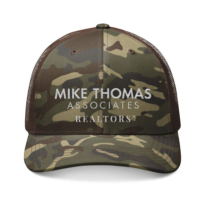 Camouflage Trucker Hat - Stylish Embroidered Mike Thomas Cap
