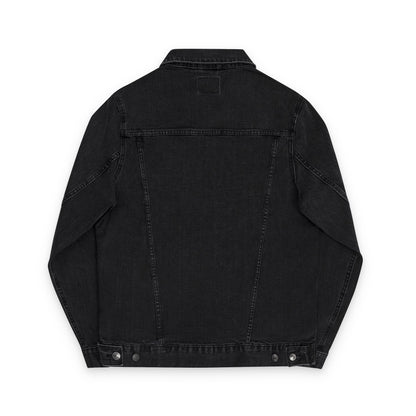Embroidered Unisex Denim Jacket | Trendy Outerwear for Casual Style, Personalized Gift, Spring Fashion, Vintage Look, Layering Essential