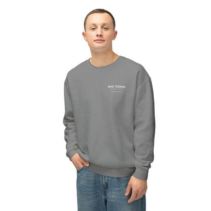 Unisex 100% Ring-Spun Cotton Lightweight Crewneck Sweatshirt