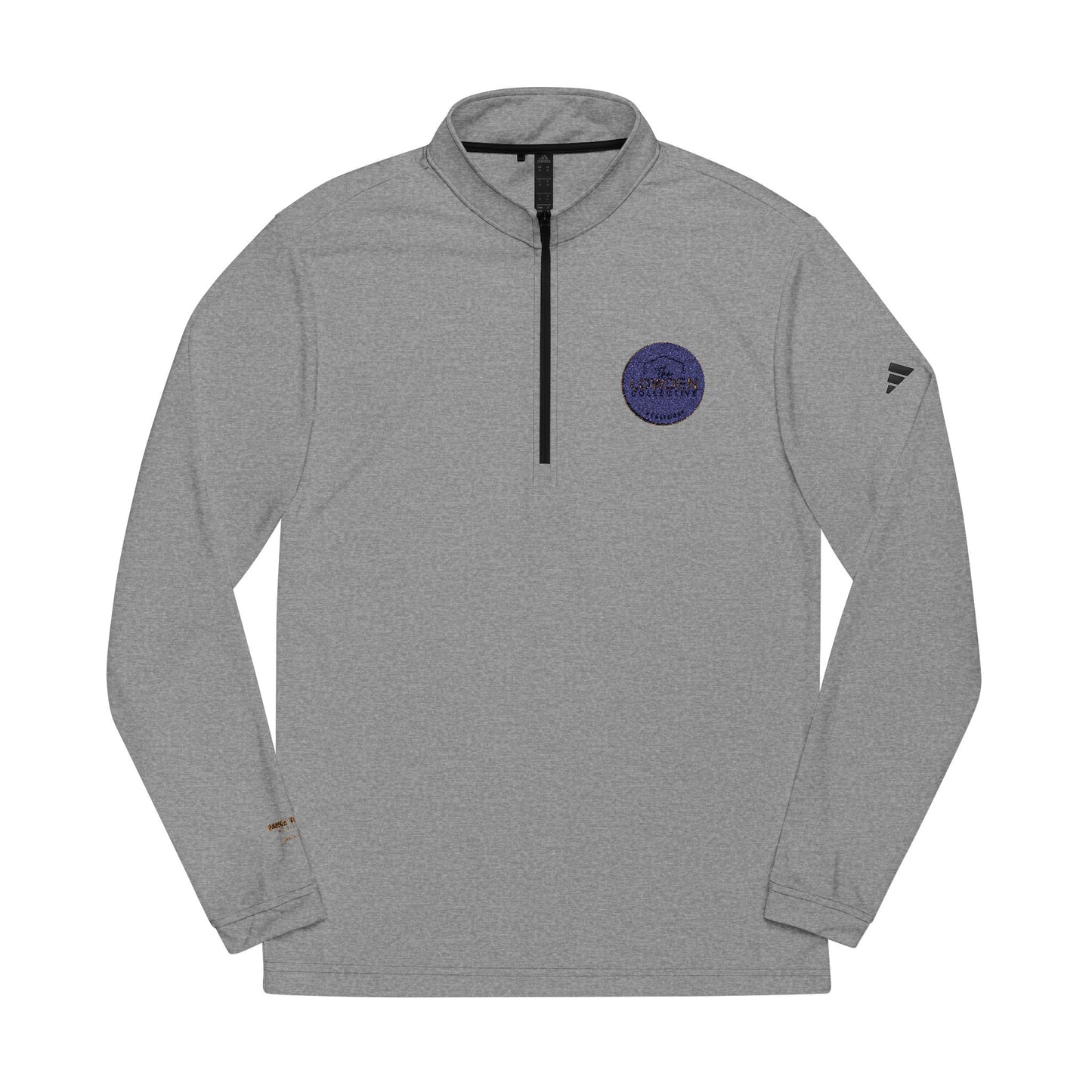 Custom Embroidered adidas® Quarter-Zip Pullover with Team Logos - The Lowden Collective