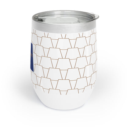 Chic Geometric Wine Tumbler - Perfect for Home, Gifts, and Celebrations