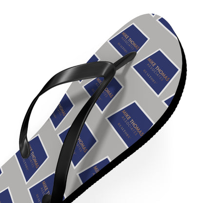 Personalized Flip Flops - Custom Sandals for Summer Fun - Light Gray Color