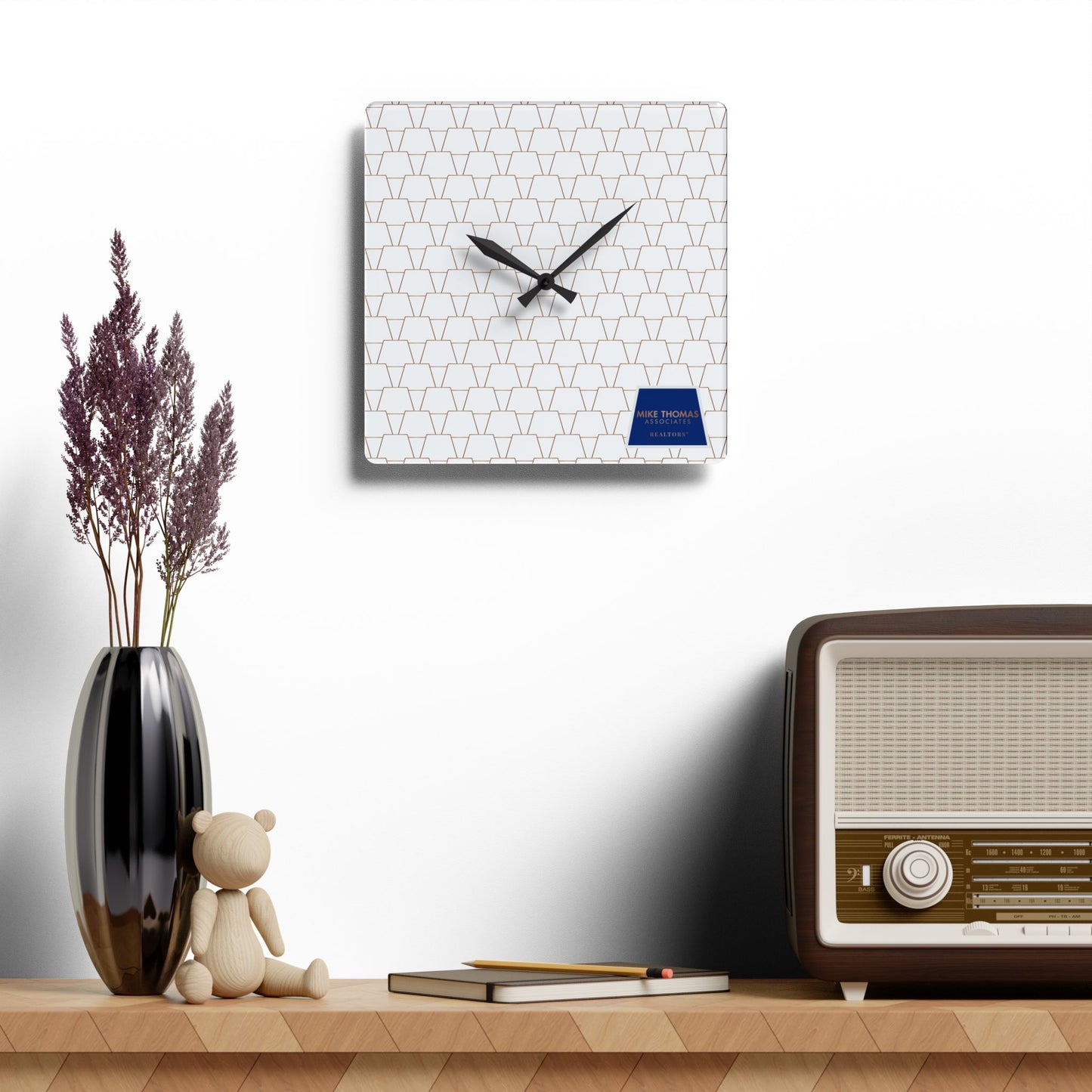Stylish Acrylic Wall Clock, Modern Home Decor, Minimalist Wall Art, Unique Gift for Housewarming, Elegant Timepiece