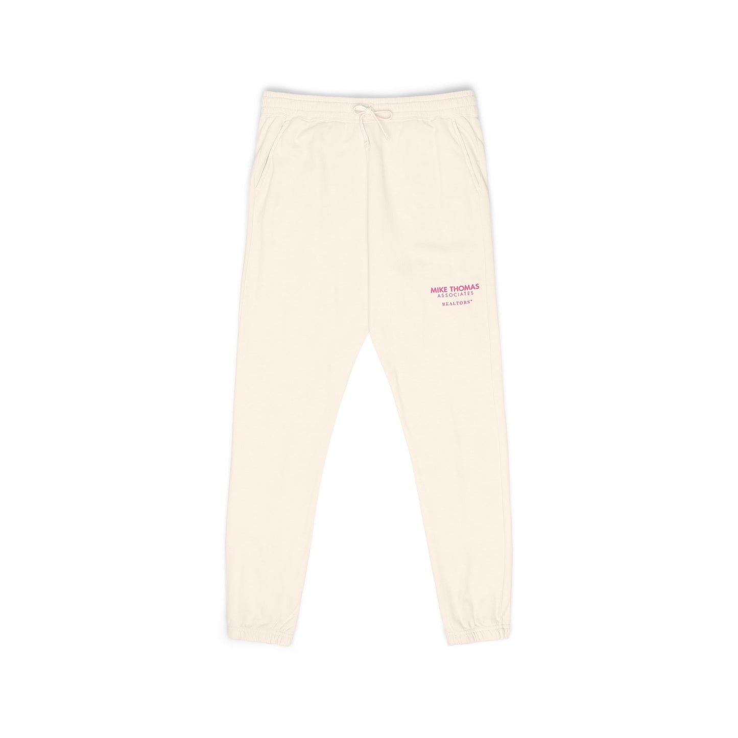 Cozy Women Garment-Dyed Sweatpants – Mike Thomas Pink Logo