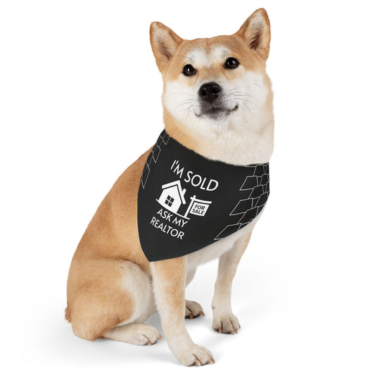 Personalized Pet Bandana Collar - I'M SOLD