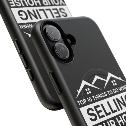 Professional Magnetic Case with Slogan Top 10 Things to Do When Selling