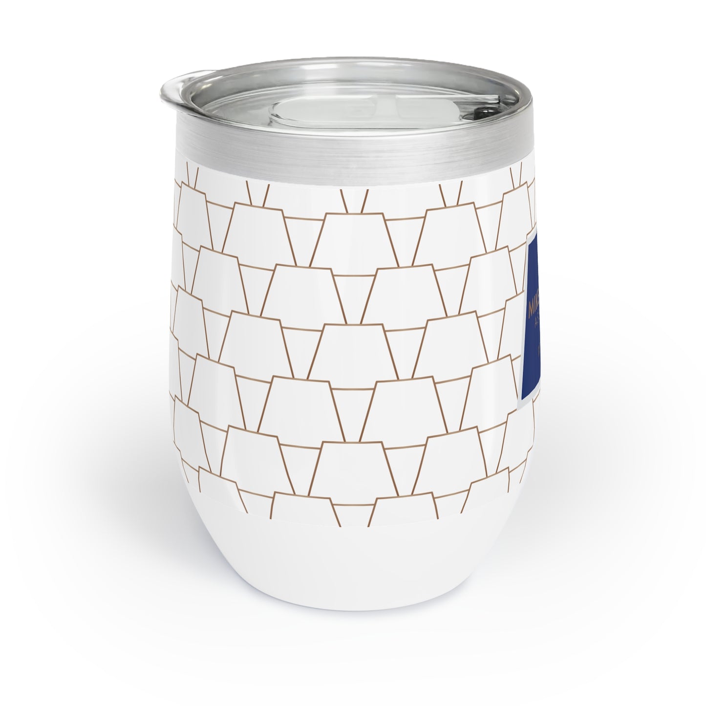 Chic Geometric Wine Tumbler - Perfect for Home, Gifts, and Celebrations