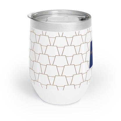 Chic Geometric Wine Tumbler - Perfect for Home, Gifts, and Celebrations
