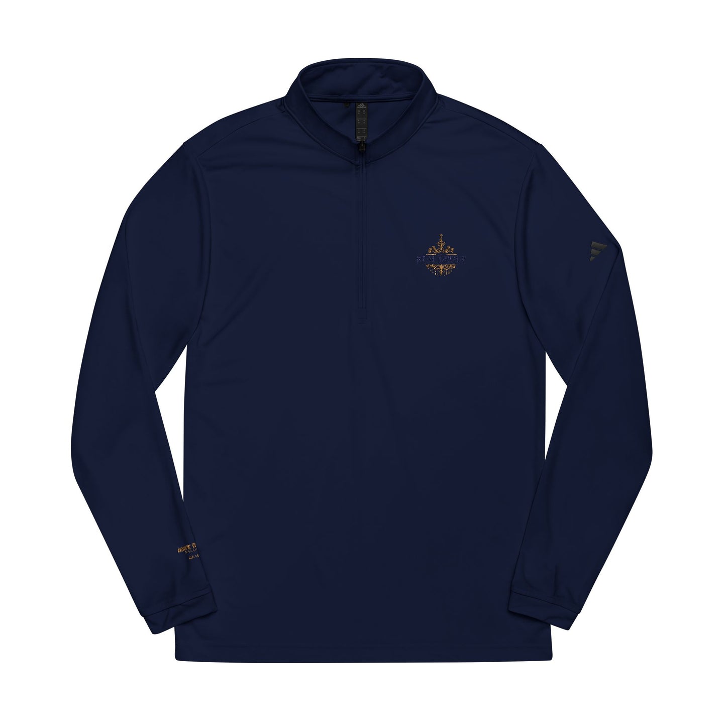 Custom Embroidered adidas® Quarter-Zip Pullover with Team Logos - Real Group