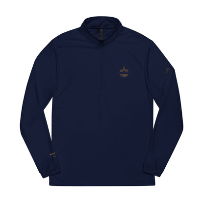 Custom Embroidered adidas® Quarter-Zip Pullover with Team Logos - Real Group