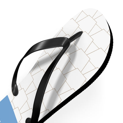 MTA Realtor Light Blue Flip Flops - Comfortable Summer Sandals