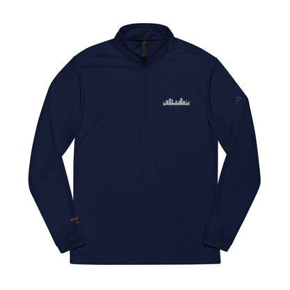 Custom Embroidered adidas® Quarter-Zip Pullover with Team Logos - Summit City Team