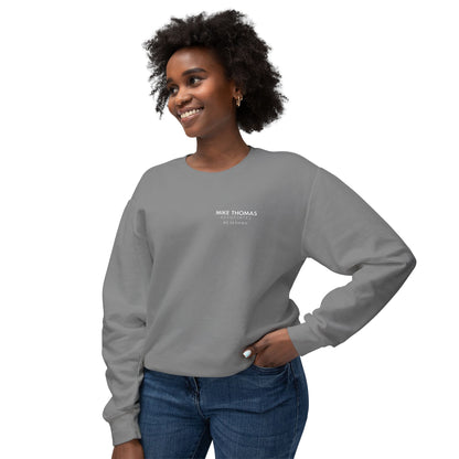 Unisex 100% Ring-Spun Cotton Lightweight Crewneck Sweatshirt