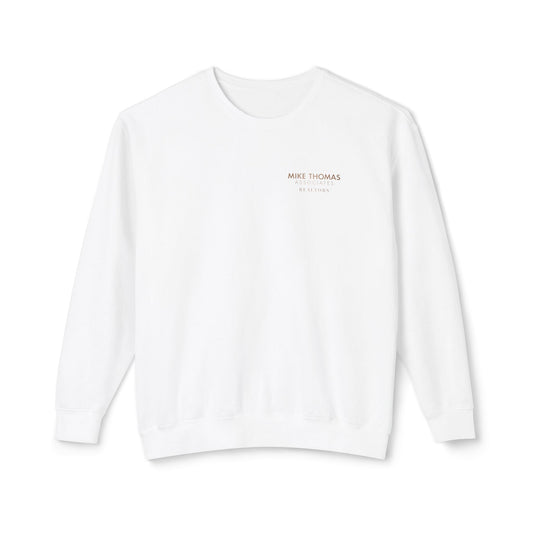 Unisex 100% Ring-Spun Cotton Lightweight Crewneck Sweatshirt