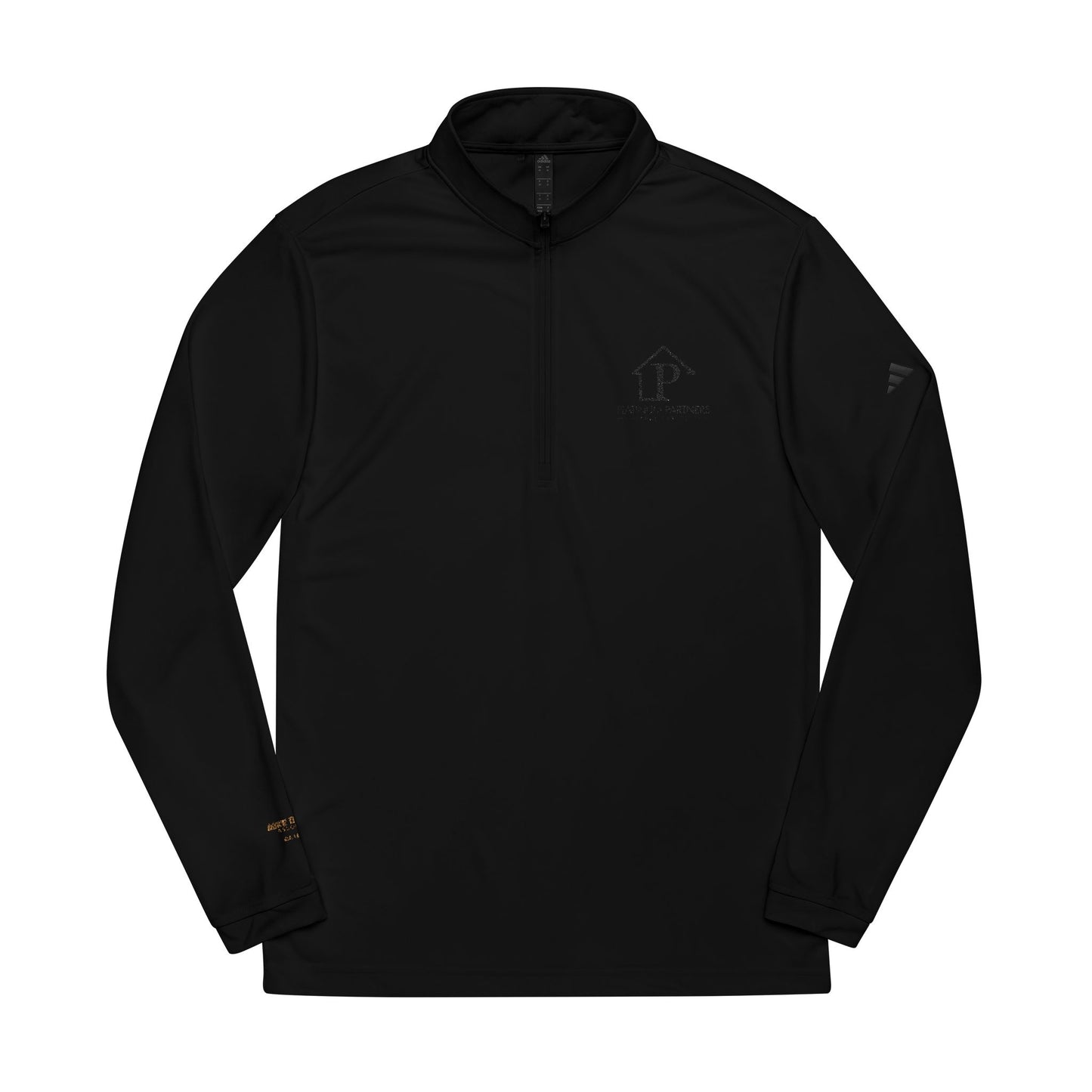 Custom Embroidered adidas® Quarter-Zip Pullover with Team Logos - Platinum Partners