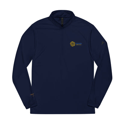 Custom Embroidered adidas® Quarter-Zip Pullover with Team Logos - Indiana Home Match