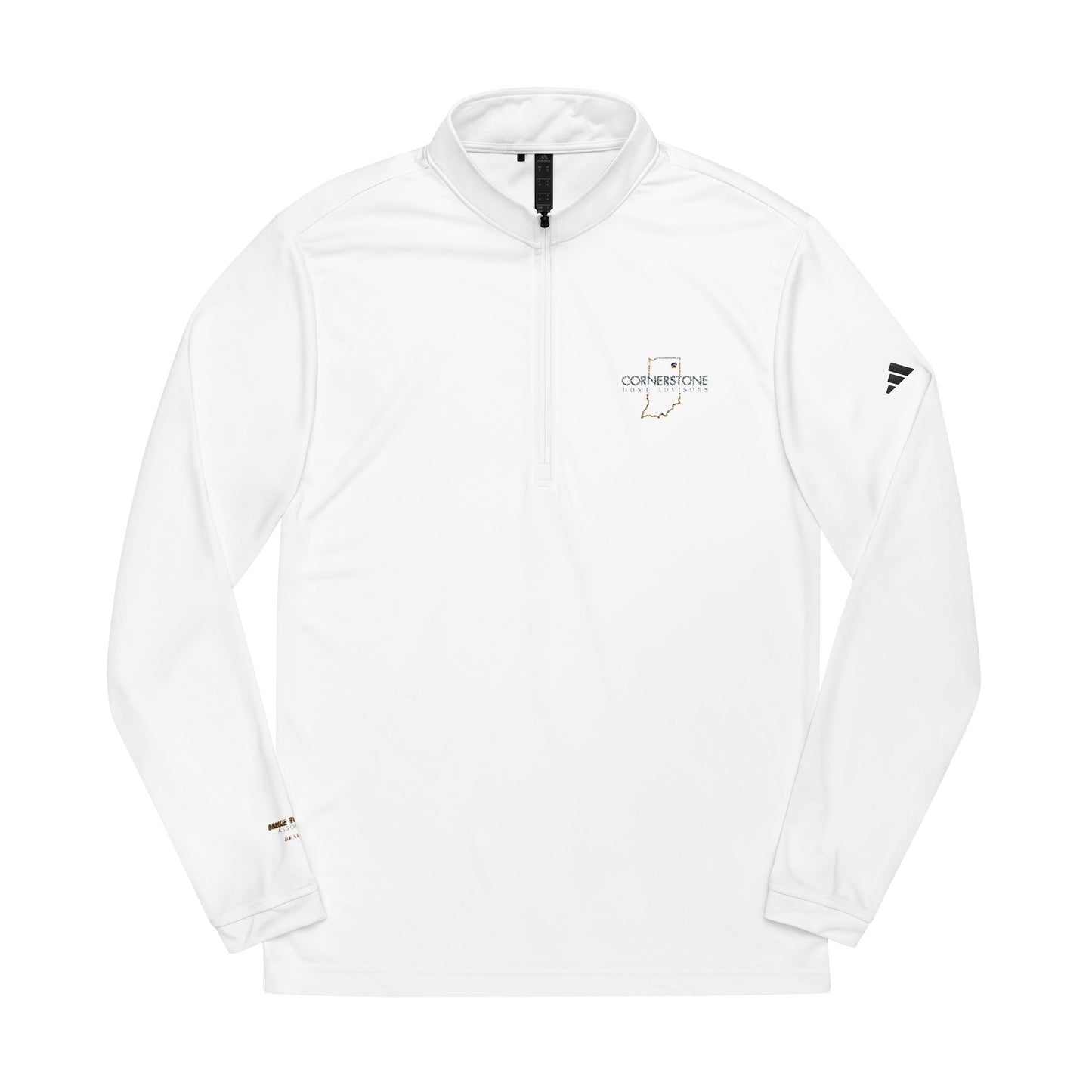 Custom Embroidered adidas® Quarter-Zip Pullover with Team Logos - Cornerstone Home Advisors