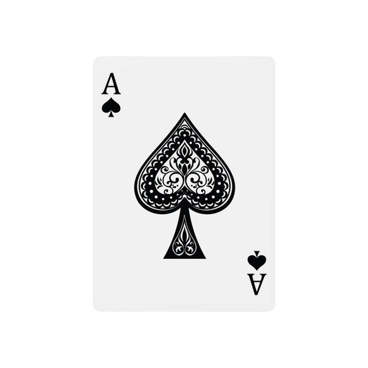 Elegant Poker Playing Cards Set - Customizable Design for Game Night