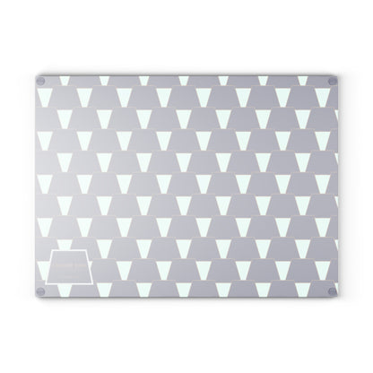Stylish Glass Cutting Board - Modern Kitchen Decor, Gift for Chefs, Housewarming, Wedding, Minimalist Design