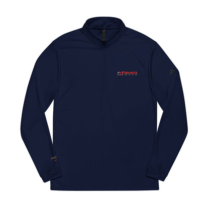 Custom Embroidered adidas® Quarter-Zip Pullover with Team Logos - Fisher Group