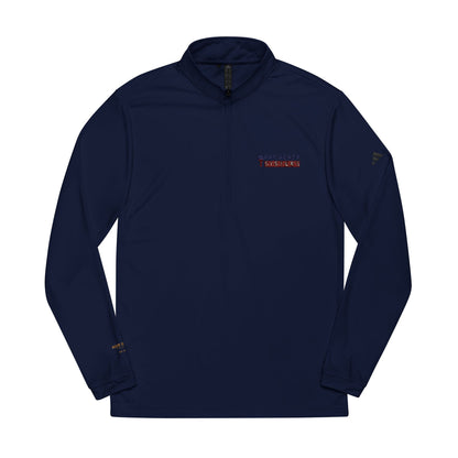 Custom Embroidered adidas® Quarter-Zip Pullover with Team Logos - Property Sisters