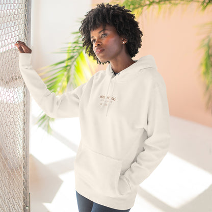 Unisex Cozy Minimalist Hoodie with multiple colors and Mike Thomas logo